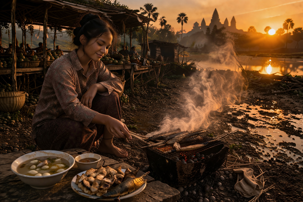 アンコールワット近くの屋台